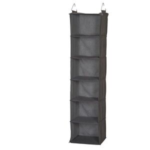 Gray Hanging Closet Organizer